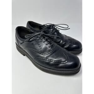 Dexter Hammond Black Leather Wingtip Oxford Dress Shoes 8 M New with Box